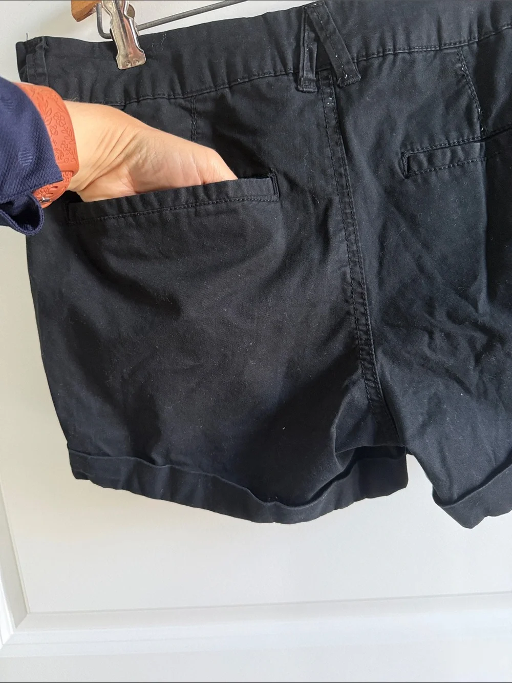 Aeropostale Black Cuffed Women's Shorts - 10